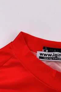 A large number of custom-made competitive cycling clothes design short-sleeved contrast color mountain bike shirts high-bright reflective strip cycling shirts on the back SKCSCP019 detail view-2